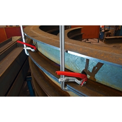 Ścisk dźwigniowy ślusarski stalowy wzmocniony SGHS 300/140
